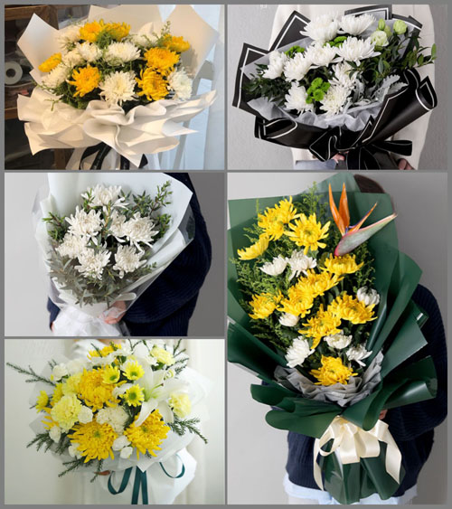 贵州毕节市织金县八步镇边沟村白事花束代送